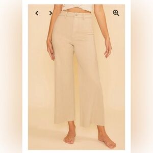 **NEW Luna high rise crop wide leg